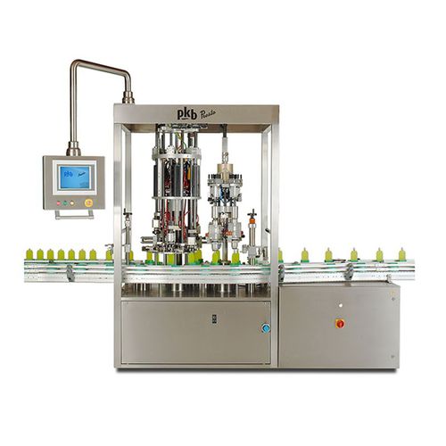 Perfume bottle crimping machine - PRESTO - PKB Cosmetics, toiletry and fragrance filling line - automatic