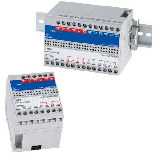 Intrinsically safe electrical safety barrier - EB3N series - IDEC - IECEx / UL / for machines
