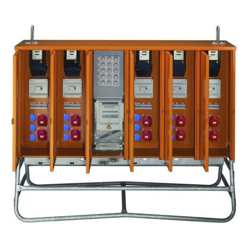 Distribution electric cabinet - M-VEV series - MERZ GmbH - with post / panel / IP44