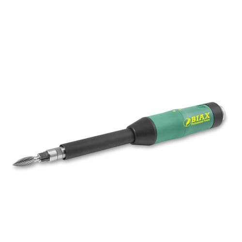 Air portable grinder - SRD 8-20/2 L 100 - BIAX - Schmid & Wezel GmbH - straight / rear exhaust / extendable