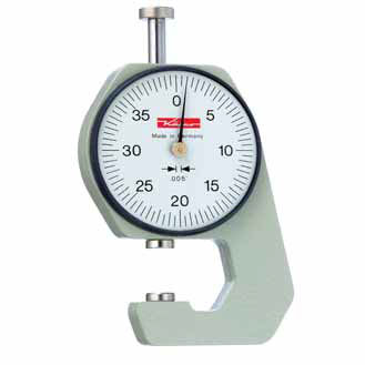 Plastic thickness gauge - Z series - Käfer Messuhrenfabrik - portable / dial