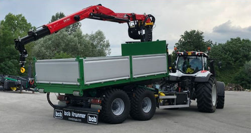 Truck-mounted crane - W 110 S3 - BOB SISTEMI IDRAULICI SPA - folding / lifting / hydraulic