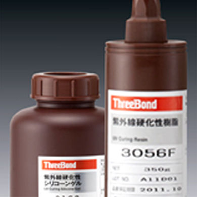 Polyurethane adhesive - 3000,3100 series - THREE BOND - for thermoplastics / single-component / industrial