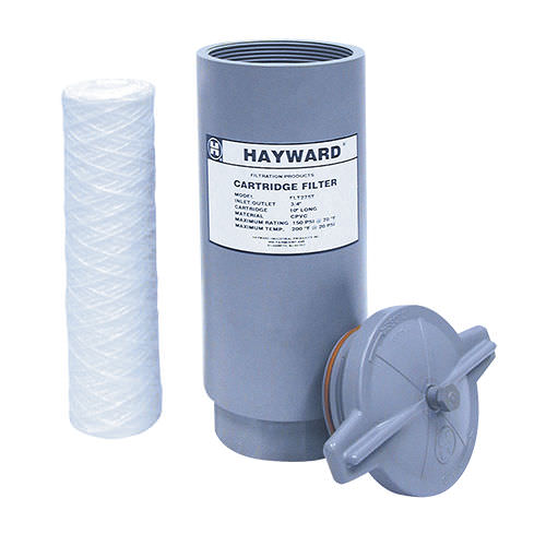 Solvent filter cartridge - FLT series - Hayward Industries, Inc. - fine / PVC / for filters