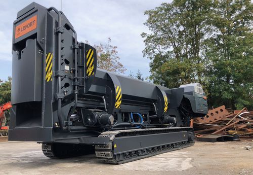 Hydraulic shear - TRAX© - LEFORT  PRESSES CISAILLES BROYEURS - for scrap metal / guillotine