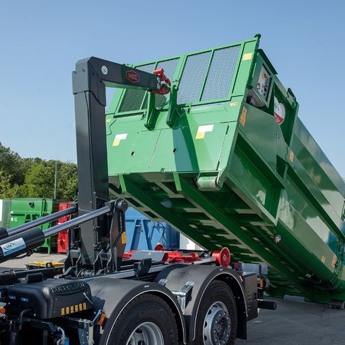 Truck hook lift SC Series MECCANIDRAULICA SPA telescopic