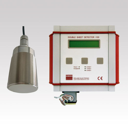 Double metal sheet detector - I100-S-WI - ROLAND ELECTRONIC - thickness / compact / single-sided