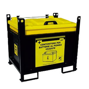 Metal crate - MB BATTERY - MONTALBANO SRL - used battery collection