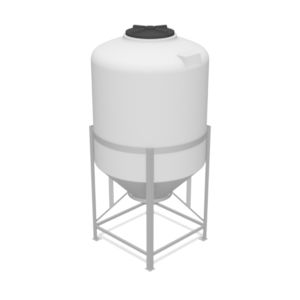 Truncated cone tank - XILO S, XILO M series - PLASTIC PROGET EUROPEAN SRL - for liquids / for granulates / for powders