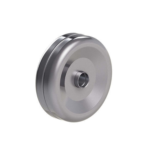 Steel wheel type roller - R-Series - RIMA SPA - bearing / for heavy loads / solid