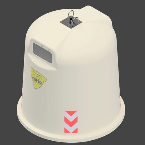 Plastic waste bin - ECOBELL 3300 - ROPLAST SRL - crane-lift / for paper
