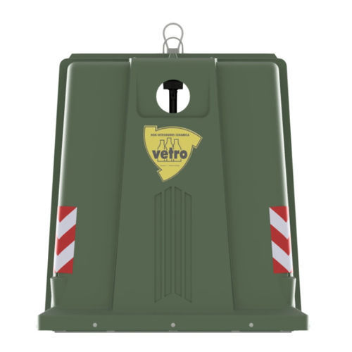 Plastic waste bin - ECOPLAN 3000 - ROPLAST SRL - crane-lift / recycling / bottom-emptying