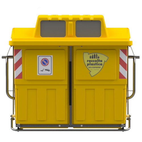 Plastic waste bin - ECOMAX 2400 - ROPLAST SRL - crane-lift / recycling
