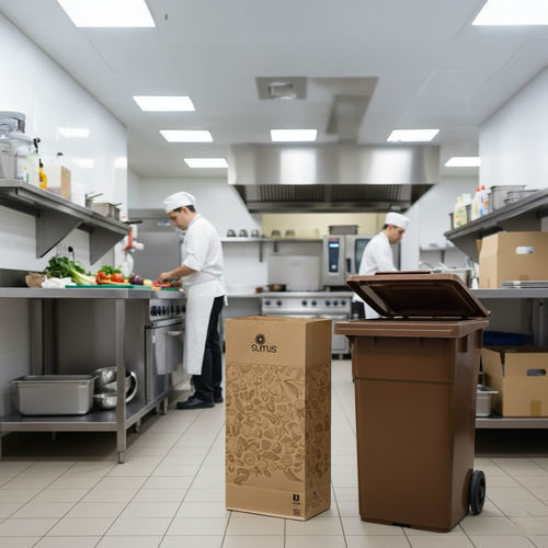 Biodegradable bag - Sumus® - SUMUS ITALIA SRL - block bottom / paper