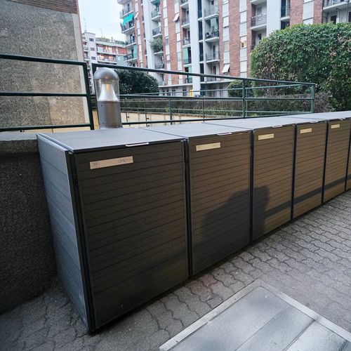 Bin cover - BIO-BOX - SUMUS ITALIA SRL - galvanized steel