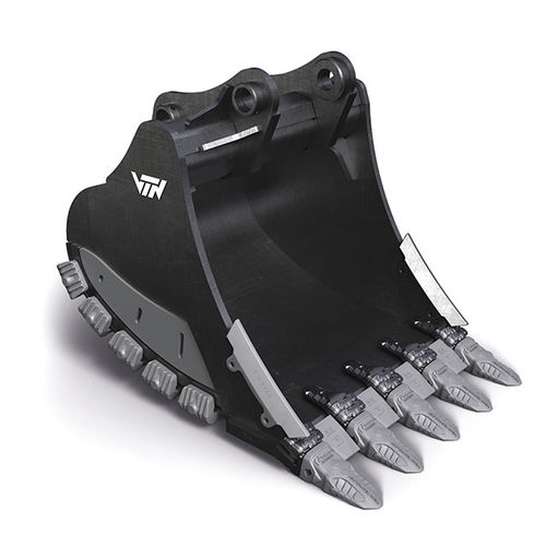 Standard tooth bucket - SHR - VTN EUROPE S.P.A. - for excavators / 5 teeth