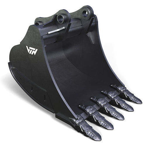 Standard bucket - HR - VTN EUROPE S.P.A. - for excavators / 5 teeth