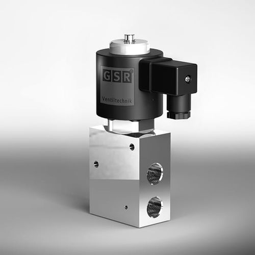Plug solenoid valve - 73 - GSR Ventiltechnik GmbH & Co. KG - direct-operated / 3-way / for water