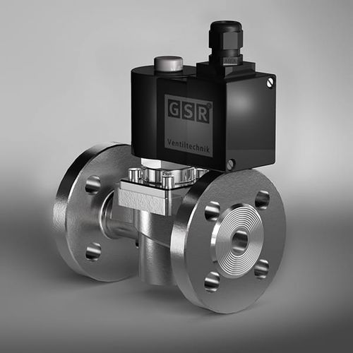 High-temperature solenoid valve - 37TH - GSR Ventiltechnik GmbH & Co. KG - pilot-operated / 2-way / NC