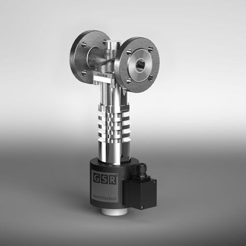 Flange solenoid valve - 2/164  - GSR Ventiltechnik GmbH & Co. KG - pilot-operated / 2-way / NC