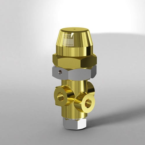 Plug valve - 2/292 - GSR Ventiltechnik GmbH & Co. KG - pneumatically-operated / for gas / threaded