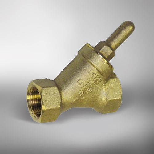 Piston check valve - 03 - GSR Ventiltechnik GmbH & Co. KG - for gas / threaded / stainless steel