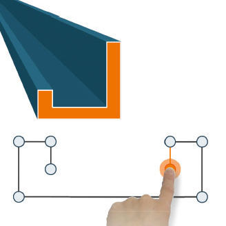 Human-machine interface App - J-Bend - Jorns AG - schematic drawing / document digitization / for bending