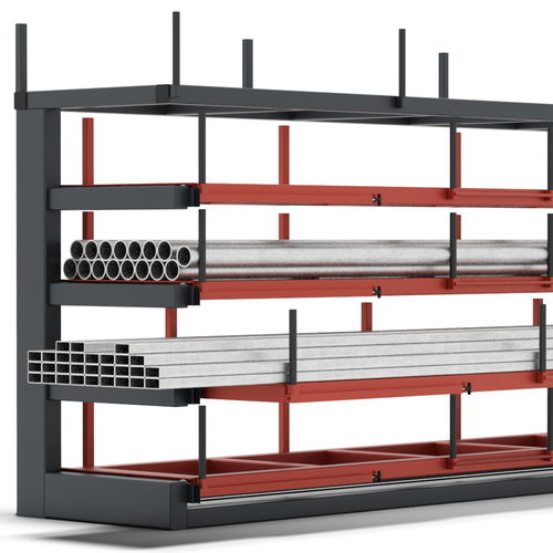Storage warehouse shelving - SRL - Karl H. Bartels GmbH - with shelves / custom-made / light-duty