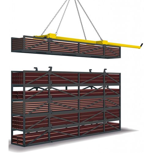 Horizontal automatic storage system - LP - Karl H. Bartels GmbH - for long products / for bars