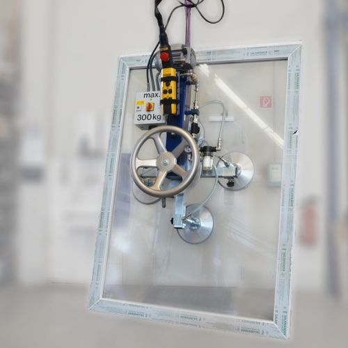 Glass plate vacuum lifting device - AERO window 300 / 500 - AERO-LIFT - vertical