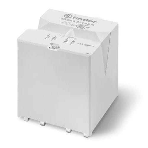 DC electromechanical relay - 685490 series - FINDER S.p.A. con unico socio - 4 NO / PCB / power