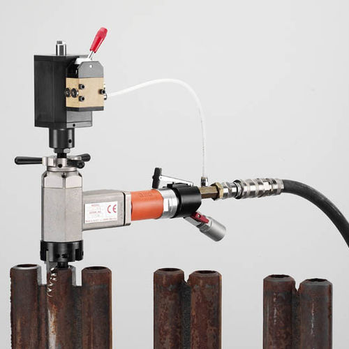 Electric beveling machine - MINI K - G.B.C. Industrial Tools S.p.A. - pneumatic / portable / for pipes