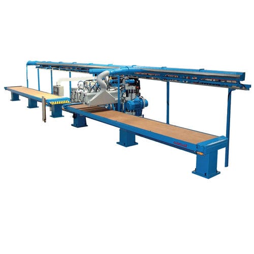 Metal polishing machine - CDA-1000x7000/2UP-CP - AUTOPULIT - for flat parts / automatic