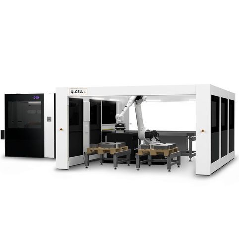 Robotic finishing cell - Q-Cell Robot - Q-Fin Quality Finishing Machines - unloading / loading / for machine tools