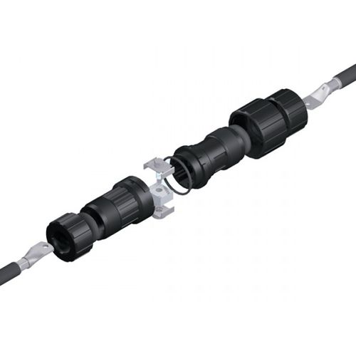 Electrical power supply connector - Ten47 - cylindrical / screw-in / copper