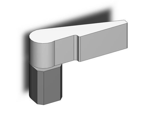 Concealed hinge - 4.56.1121.3 - Steinbach & Vollmann  GmbH & Co.KG - steel / weld-on / 90°
