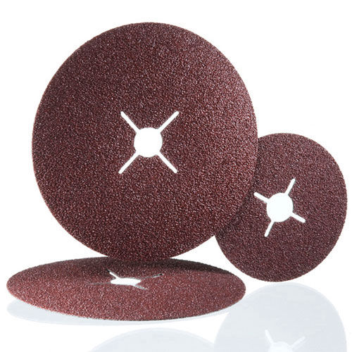 Aluminum oxide abrasive disc - RB 314 fibre - HERMES - for grinding / grinding / cleaning