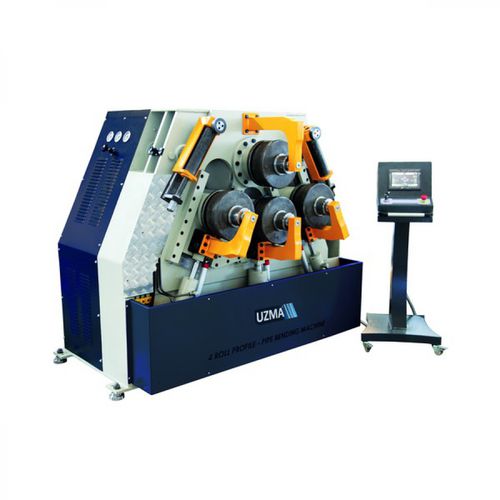 Profile bending machine - UPB-4 - UZMA Makina San.Tic.Ltd.Sti. - hydraulic / 4 drive rollers / horizontal