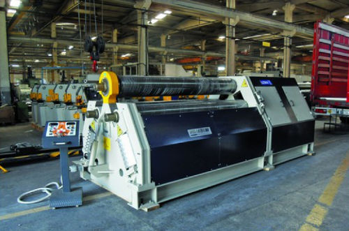3-roll plate bending machine - UHSS-3 Line - UZMA Makina San.Tic.Ltd.Sti. - hydraulic / conical