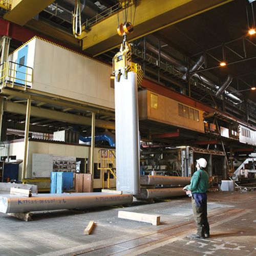 Slab lifting clamp - WIMO-Hebetechnik GmbH - vertical / mechanical