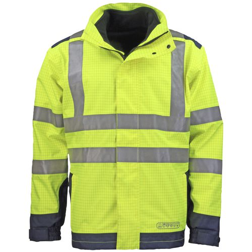 Work jacket - 3850G - Asatex AG - waterproof / high-visibility / chemical protection