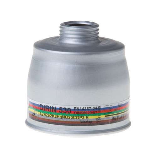 Air filter - DIRIN 530 series - D.P.I. s.r.l. - cartridge / respirator / threaded