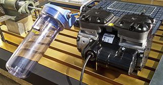 Diaphragm vacuum pump - 46350 - Mitee Bite - lubricated / single-stage / compact