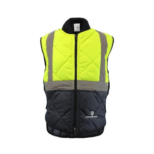 Thermal protection vest - DKM9C0TWTLVHV - DIKAMAR, S.A. Industria de Proteção de Calçado - cold weather / high-visibility / fabric