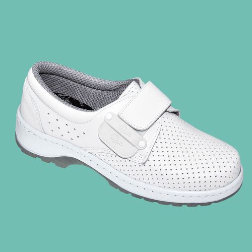 Anti-slip safety shoes - PREMIER - Division Anatomicos S.L. - ESD / microfiber / fabric