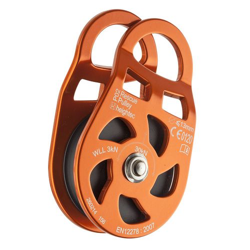 Roller pulley - P02 - Heightec Ltd. - for cables / aluminum / bearing