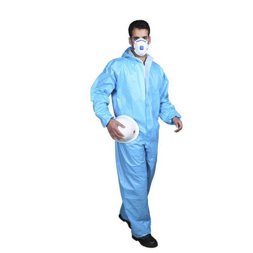 Work coveralls - WLO3013 - Hubei Wanli Protective Products Co., Ltd. - chemical protection / waterproof / microporous fabric