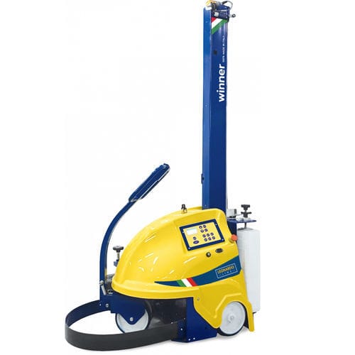 Orbital wrapping robot - ROBOSPIR LEONARDO WINNER - ITALDIBIPACK - automatic / with mechanic braking / pallet