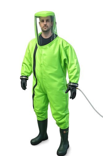 Integral coveralls - GreenBarrier Suit (BSL-4) - Pflüger Safety GmbH & Co. KG - work / gas-tight / for laboratory