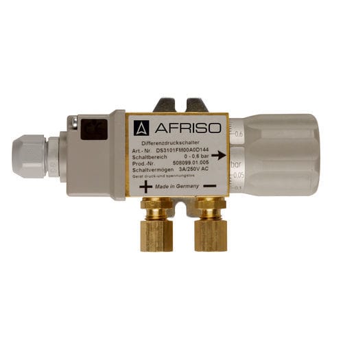 Diaphragm pressure switch - DS 01 - AFRISO-EURO-INDEX - differential / vacuum / G 1/8